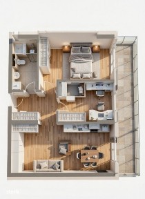 OPORTUNITATE! Ansamblu NZEB! 3 Camere si terasa, Dambul-Rotund