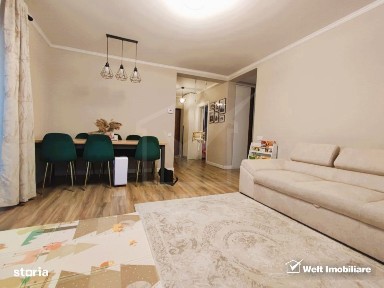 Apartament 3 camere, decomandat, mobilat zona Apahida
