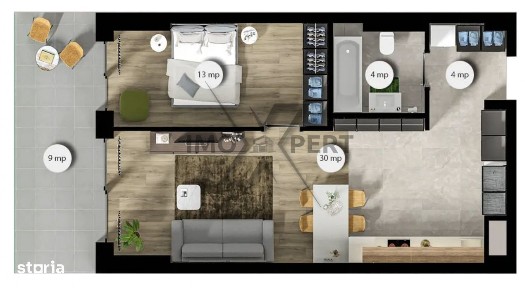 Apartament 2 camere - Oxygen