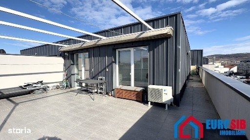 Penthouse 3 camere City Residence Sibiu cu terasă 52 mp si vedere