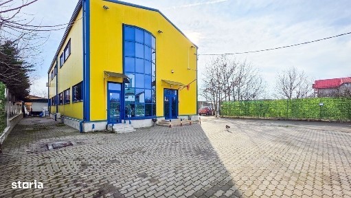 Spațiu industrial-afacere catering la cheie, teren&hală 750 mp S+P+1E