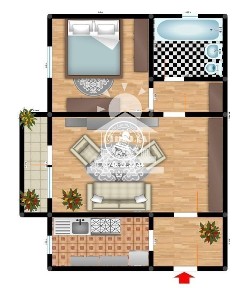 Apartament 2 camere de vanzare Alexandru cel Bun