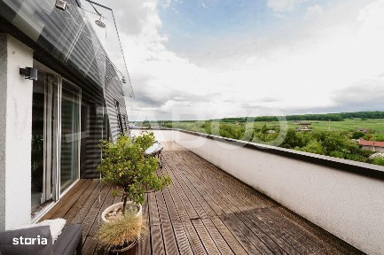 Penthouse 90 mp utili 3 camere 118 mp terasa 2 locuri parcare Cisnadie