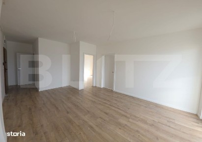 Apartament 3 camere, 56 mp, 2 balcoane (11 mp + 6,35 mp), finisaje pre