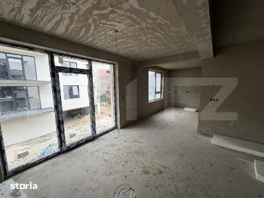 Apartament 4 camere, semifinisat cu garaj si boxa, zona Bradet