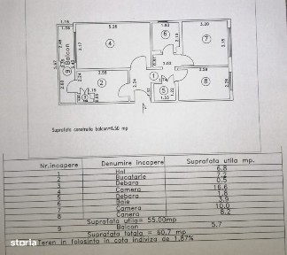 Totul Nou! Ap. 3 camere decomandat, Dorobantilor, parter.