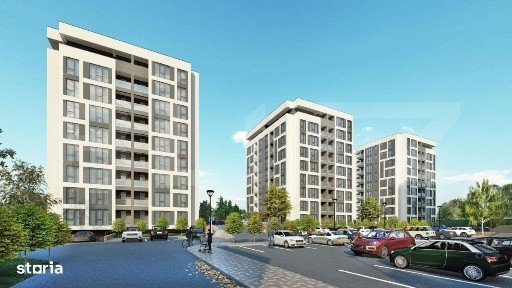 Apartament 3 camere, bloc nou, 60 mp, Traian Vuia