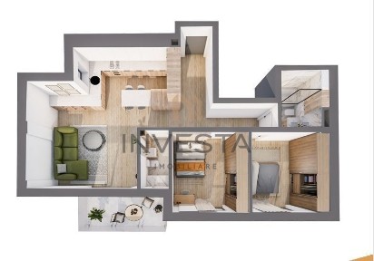Apartament modern/Ansamblu rezidential NZEB/Zona centrala