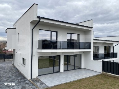 Duplex cu C.F. design contemporan, ansamblu privat, zona Aerodrom Dezm