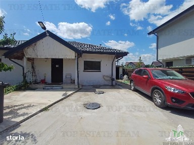 Vila individuala parter 3 camere cu teren 400mp intrare Domnesti