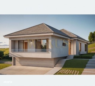 Casa noua parter 3 dormitoare + living mare, 105 mp, teren 570 mp, Dej