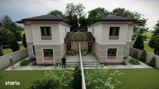 Duplex superb cu 5 camere despărțit prin garaj I Mosnita Noua