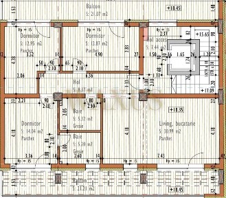 Penthouse Semifinisat - ST 133MP I terasa I Bloc Nou - Marasti