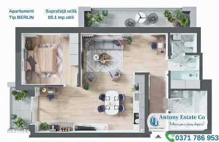 Antony Estate | Apartamente NOI 0% Comision - Nufarul