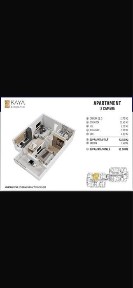 Apartament nou,2 camere in complex Kaya Residence
