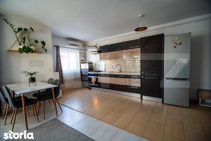Apartament semidecomandat, 59 mp, etajul 1, balcon inchis, zona Cetati