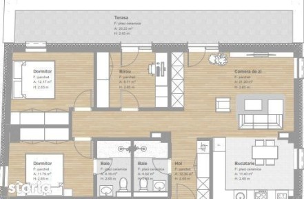 Penthouse-uri finisate in ansamblu exclusiv, SU minima 85 mp, Somesulu