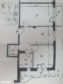 Tineretului 2 cam dec, et 3/8, 2 balcoane, bloc 1980, 62 mp total