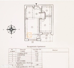 Semicentral, bloc nou 2010, 2 camere mobilat si utilat, terasa, 2 lift