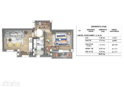 Ap.2 camere, OP, 48 mp, Bucium-Visan, 0% comision