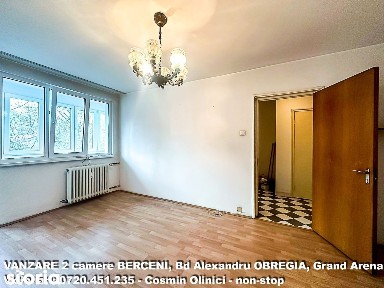 Apartament 2 camere Bd Obregia etaj 2 aproape Grand Arena 50 mp