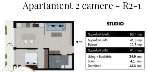 Barrio Unirii 2 camere