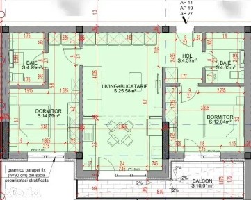 Apartament 3 camere bloc nou Pallady metrou Nicolae Teclu Dezvoltator
