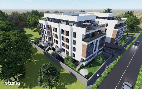 Apartament 2 camere cu gradina proiect nou zona Pallady