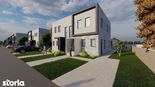 Case tip duplex într-un complex rezidential nou