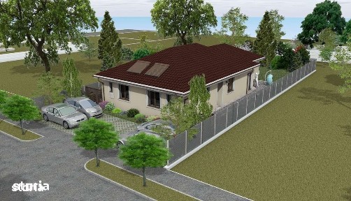 Duplex la cheie 130 000 eura casa verde panouri și pompa căldură