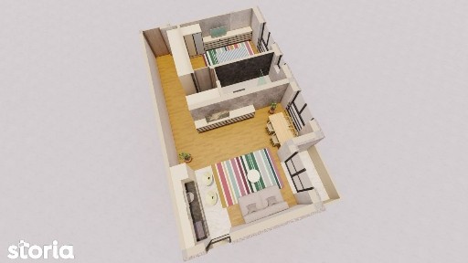 IMI Residence - Comision 0 - Apt. 2 camere, 55 mp - loc parcare inclus