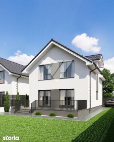 Casa noua 4 camere 3 bai 120 mp si teren 340 mp Sura Mare Sibiu