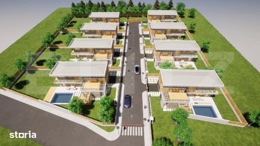 Vila premium cu piscina privata | Ansamblu exclusivist NZEB