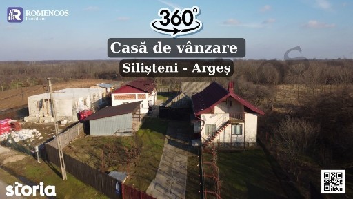 Gospodarie bine organizata in Silisteni, comuna Lunca Corbului