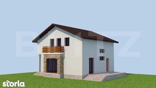 Casa S+P+1 120 mpu, teren 284 mp, Preajba-zona Damila