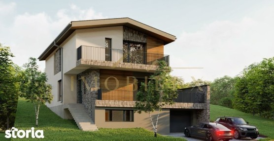Casa individuala premium,220 mp,teren 550 mp,terase generoase NOU