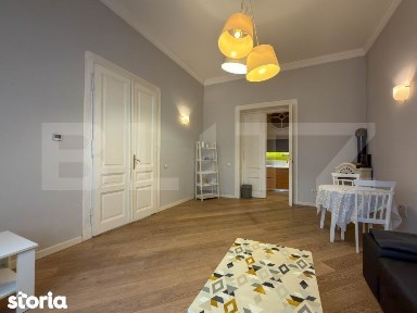 Apartament ultracentral, 65 metri patrati, mobilat si utilat