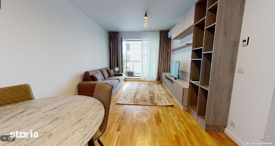 Apartament luminos cu 2 camere si parcare in Luxuria Domenii Residence