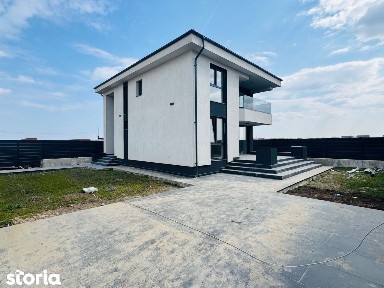 Vila moderna Tunari, asfalt si toate utilitatile, curte MARE, 0% Comis