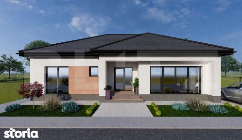 Casa moderna 4 camere, 112 mp utili, teren 374 mp, Micesti