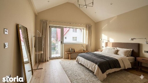 Apartament cu 2 camere 65,10 mp + 30 mp pod - vedere la muntii Caraima