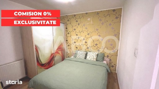 Apartament mobilat 4 camere modern Comision 0 % zona Terezian Sibiu