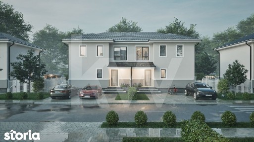 Casa duplex 4 camere in cartier nou Șura Mica