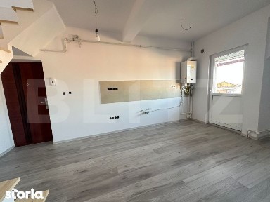 Duplex nou, 54 mp, scara interioara, centrala proprie - Micro 5, Hun