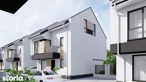 Casă individuală în ansamblu restrâns, acces facil către București