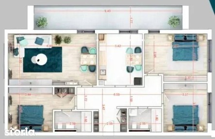 4 Camere decomandat + Gradina | Mutare Rapida | Metrou Nicolae Teclu