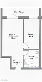 Apartament 2 camere, 37.5 mp, Zona TERRA, Floresti