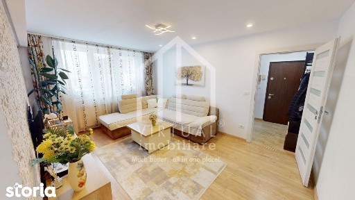 Apartament cu 3 camere, 63mp utili, mobilat si utilat, zona Rahovei