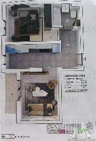 Apartament modern 2 camere, incalzire in pardoseala, posibilitate loc