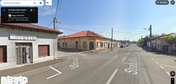 Spațiu comercial în centrul vechi Urziceni |Clădire stradală de colț |